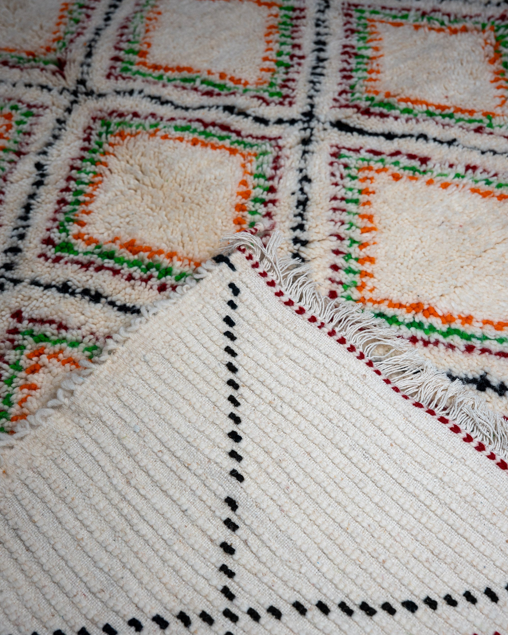 Beni Ourain Moroccan Rug, Boho Chic Teppich