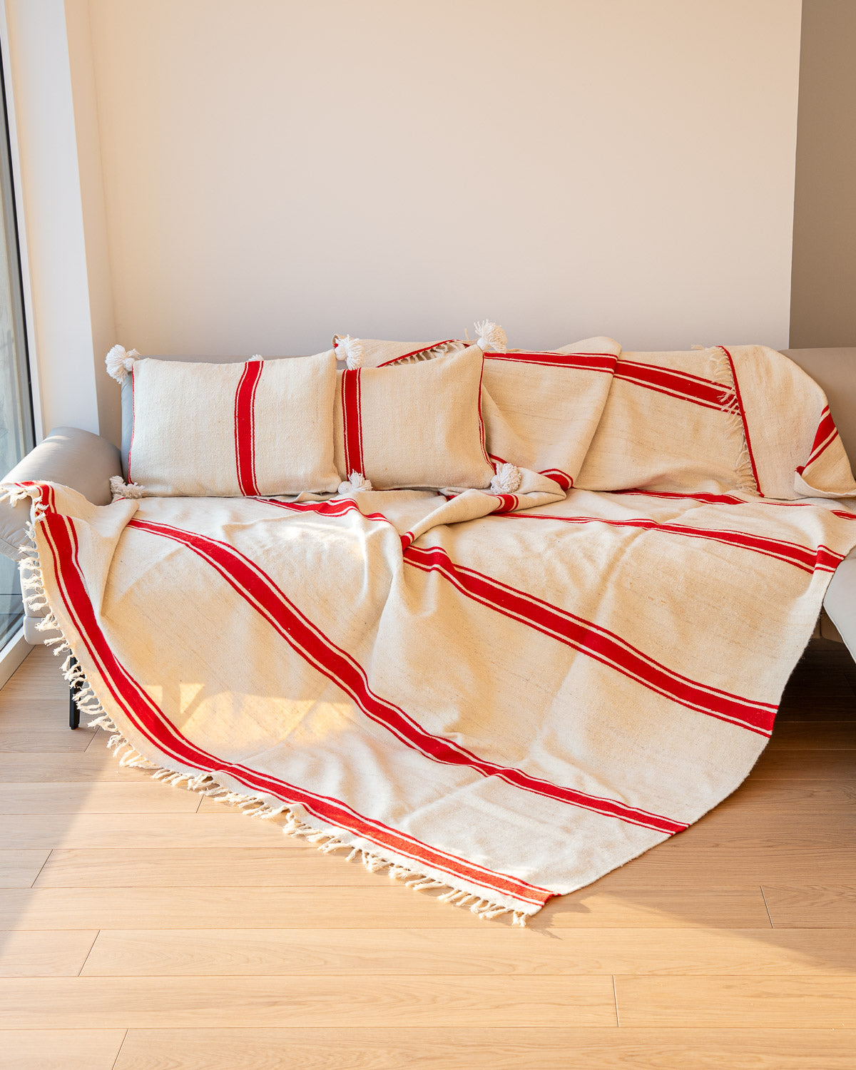 Decke für Sofa Sitzfläche aus Wolle bei MOGADOR online kaufen