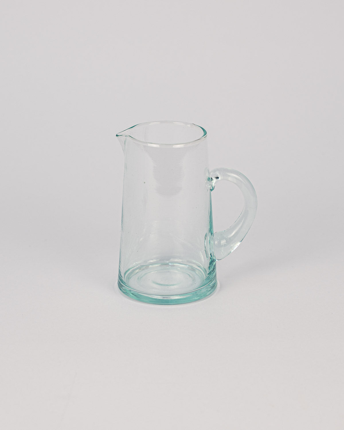 Glaskaraffe transparent handgemacht und mundgeblasen aus recyceltem Glas - Bei MOGADOR kaufen