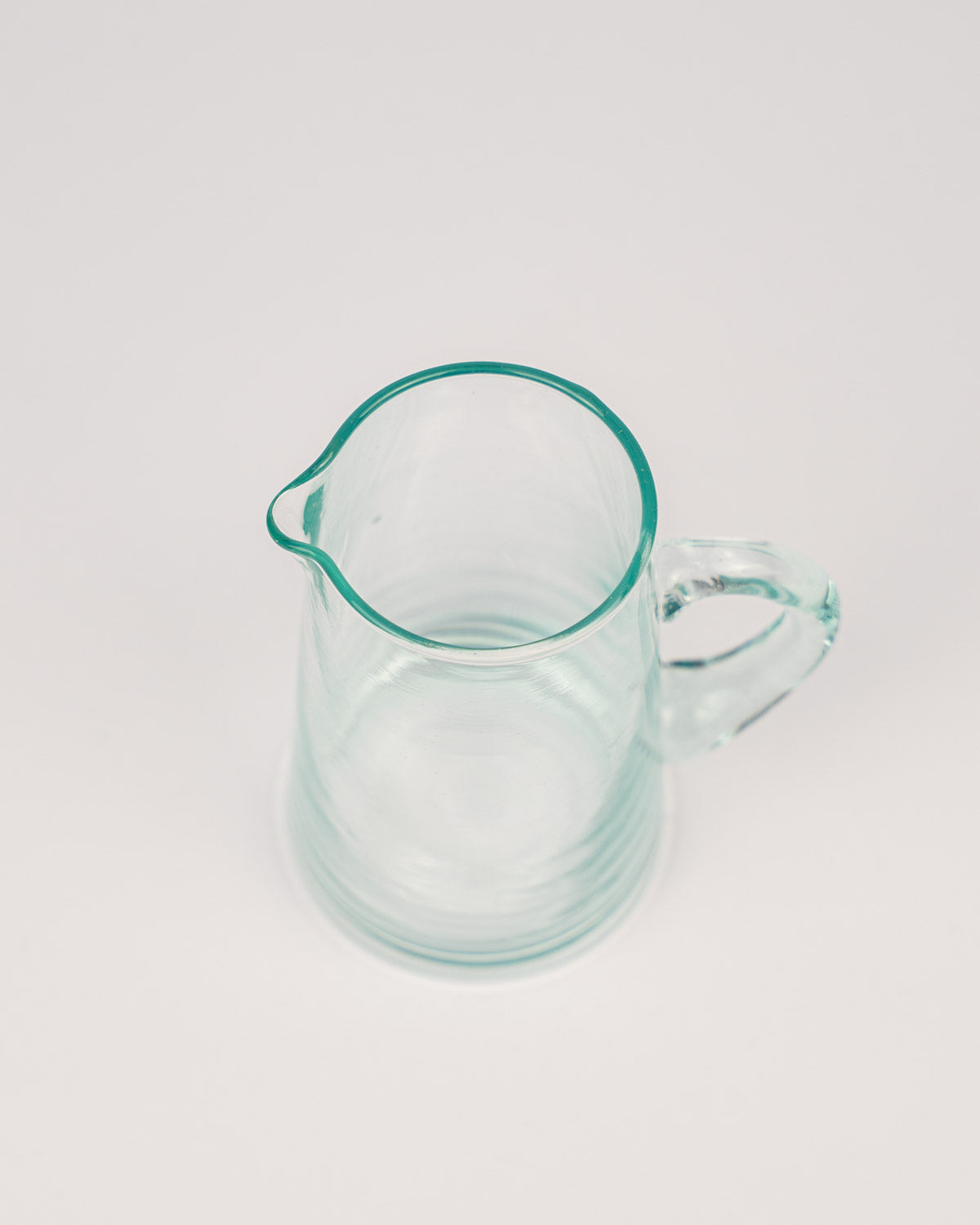 Glaskaraffe transparent handgemacht und mundgeblasen aus recyceltem Glas - Bei MOGADOR kaufen