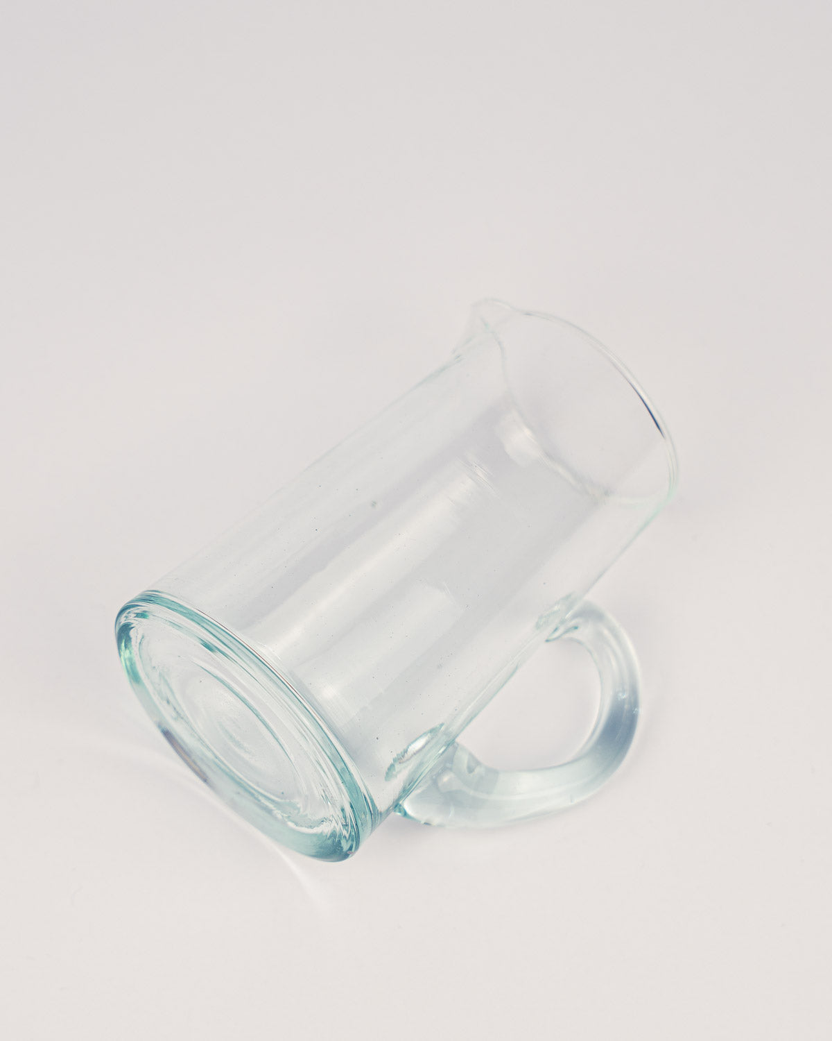 Glaskaraffe transparent handgemacht und mundgeblasen aus recyceltem Glas - Bei MOGADOR kaufen