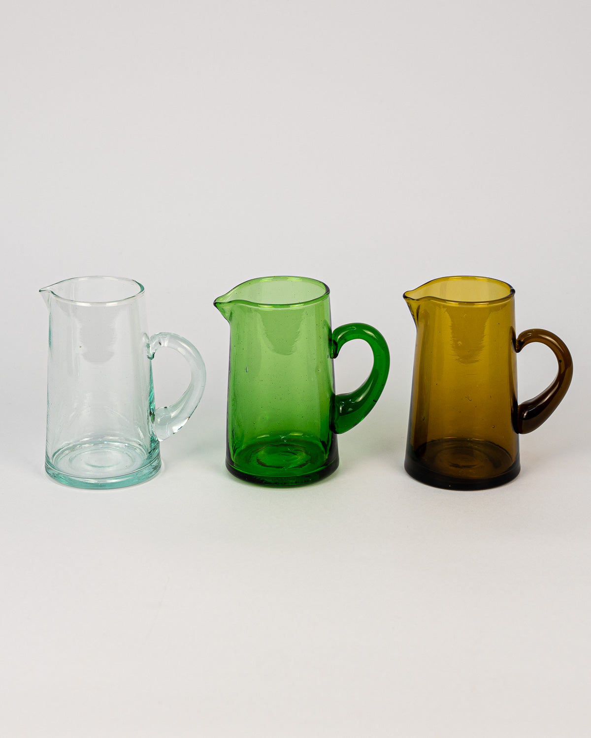 Wein Wasser Karaffe mundgeblasen aus recyceltem Glas - Bei MOGADOR kaufen