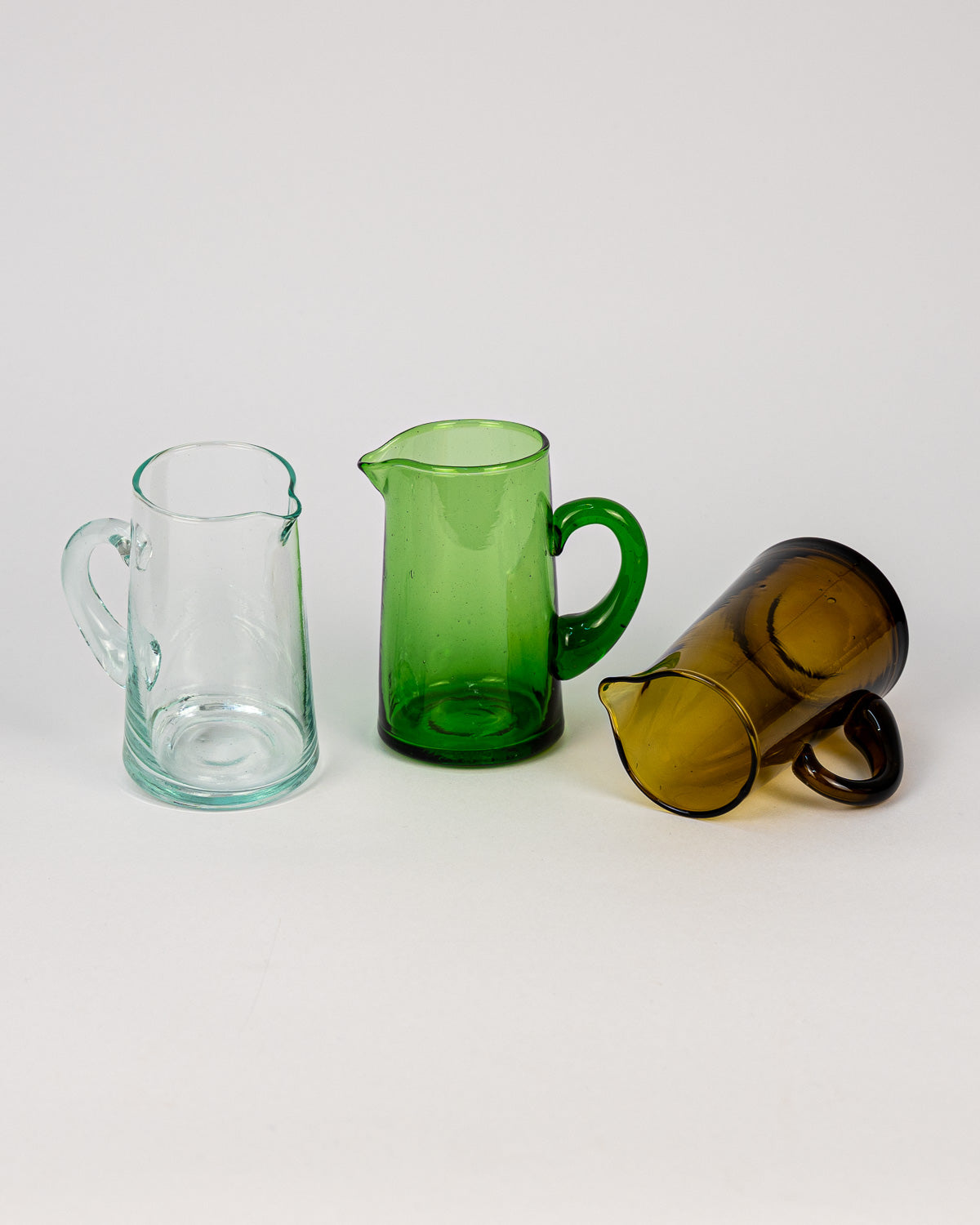 Wein Wasser Karaffe mundgeblasen aus recyceltem Glas - Bei MOGADOR kaufen